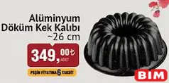 AMBOSS ALÜMİNYUM DÖKÜM KEK KALIBI 26 CM